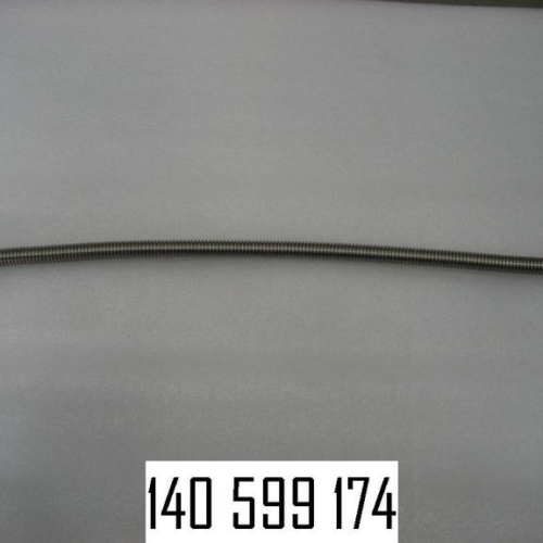 140599174 - FLEXIBLE PIPE DN12X620 M. NUT U. CUTTING RING PIPES 15 X 1.5